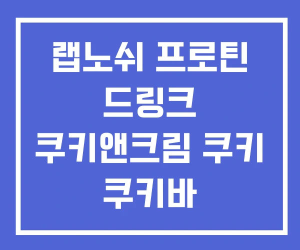 랩노쉬 프로틴 드링크 쿠키앤크림 쿠키 쿠키바 랩노쉬 프로틴 드링크 쿠키앤크림 쿠키 쿠키바