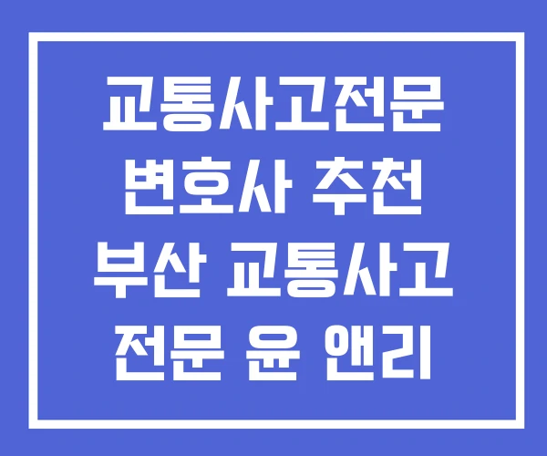 교통사고전문 변호사 추천 부산 교통사고 전문 윤 앤리 교통사고 교통사고전문 변호사 추천 부산 교통사고 전문 윤 앤리 교통사고