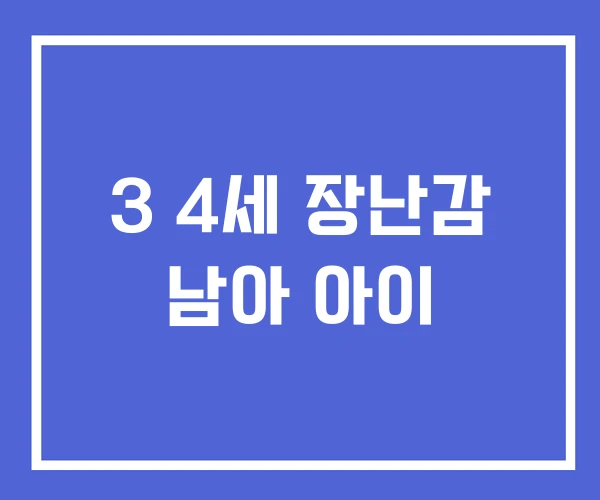 3 4세 장난감 남아 아이 3 4세 장난감 남아 아이
