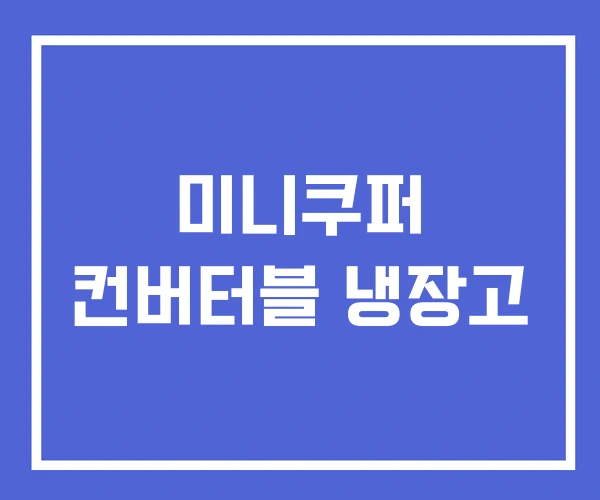 미니쿠퍼 컨버터블 냉장고 미니쿠퍼 컨버터블 냉장고