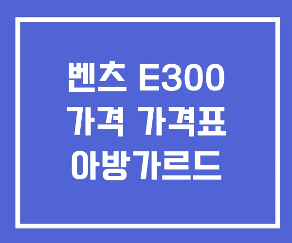 벤츠 E300 가격 가격표 아방가르드 벤츠 E300 가격 가격표 아방가르드