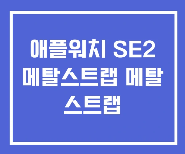 애플워치 SE2 메탈스트랩 메탈 스트랩 애플워치 SE2 메탈스트랩 메탈 스트랩