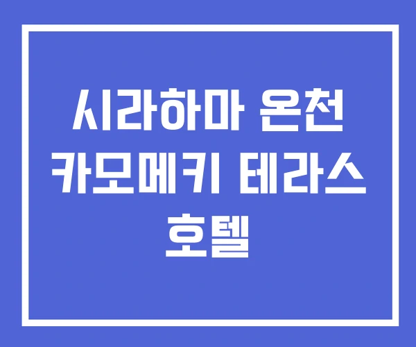 시라하마 온천 카모메키 테라스 호텔