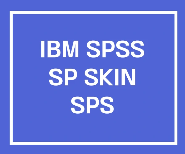 IBM SPSS SP SKIN SPS IBM SPSS SP SKIN SPS