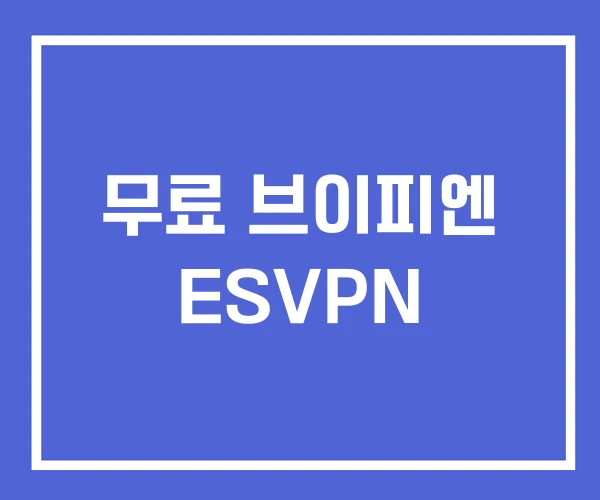 무료 브이피엔 ESVPN